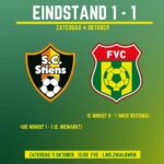 Zoals de wind thuis waait, waait hij nergens, Feansters delen de punten op bezoek in Heerenveen